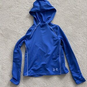 Under Armour Vibrant Blue ColdGear Hoodie-Small- Great condition